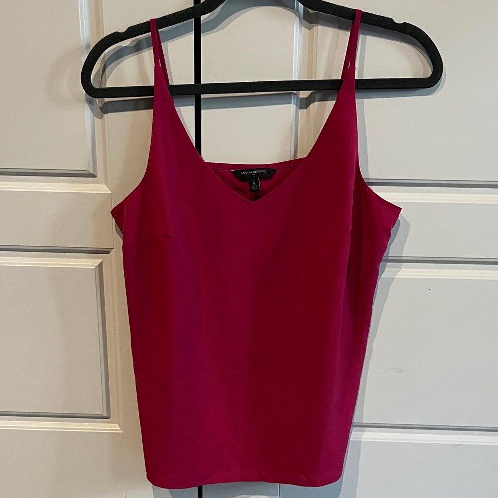 Banana Republic Raspberry Spaghetti Strap Camisole